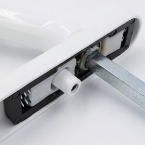 Fab & Fix Windsor Lever Moveable Pad UPVC Multipoint Door Handles - 92mm PZ Sprung 122mm Screw Centres - Image 4