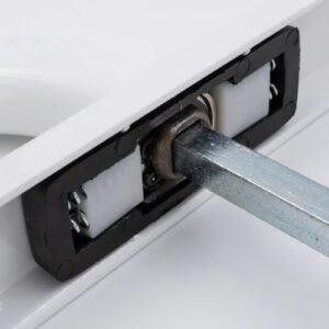 Fab & Fix Balmoral Lever Moveable Pad UPVC Multipoint Door Handles - 92mm/62mm PZ Sprung 212mm Screw Centres - Image 4
