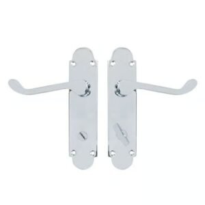 TSS Regent Scroll Lever Handle on Plate Door Furniture - Image 9