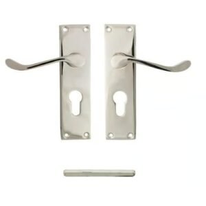 TSS Victorian Scroll Lever on Plate Furniture - Image 4