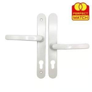 TSS Offset Lever Lever Multipoint Door Handles 92/62mm PZ - Sprung - 200mm Screw Centres - Image 1
