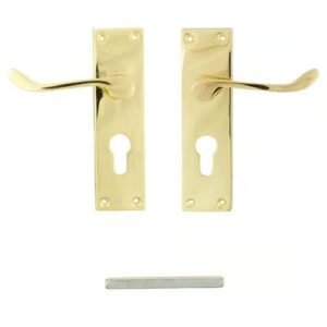 TSS Victorian Scroll Lever on Plate Furniture - Image 5