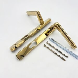 Straight Lever Lever UPVC Multipoint Door Handles - 92mm PZ Unsprung 122mm Screw Centres - Image 2