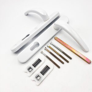 ERA Classic Lever Lever UPVC Multipoint Door Handles - 92mm PZ Sprung 122mm Screw Centres - Image 5