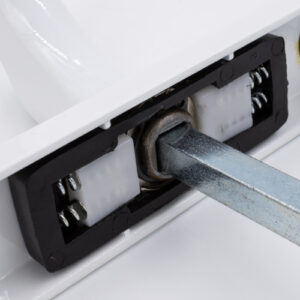 Fab & Fix Balmoral Lever Moveable Pad UPVC Multipoint Door Handles - with Snib 92mm/62mm Sprung 212mm Screw Centres - Image 6
