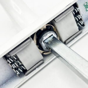 Fab & Fix Farnham Lever Lever UPVC Multipoint Door Handles - Without Snib 68mm PZ Sprung 215mm Screw Centres - Image 4