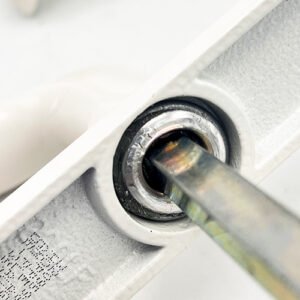 Hoppe London Lever Lever UPVC Multipoint Door Handles - 72mm PZ Unsprung 180mm Screw Centres - Image 6