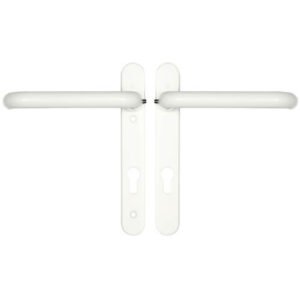 Hoppe Paris Extended Lever Lever UPVC Multipoint Door Handles - 92mm PZ Unsprung 122mm Screw Centres - Image 3