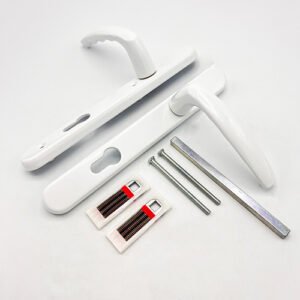 Hoppe Atlanta Lever Lever UPVC Multipoint Door Handles - 92mm PZ Sprung 122mm Screw Centres - Image 4