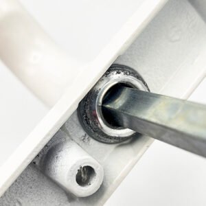 Hoppe London Lever Lever UPVC Multipoint Door Handles - 92mm PZ Unsprung 122mm Screw Centres - Image 5