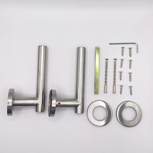 TSS Fire Rated Stainless Steel (SSS) 19mm T Bar Lever On Rose Furniture - Image 3
