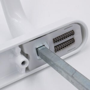 TSS Lever Lever UPVC Multipoint Door Handles - 92mm PZ Sprung 122mm Screw Centres - Image 9