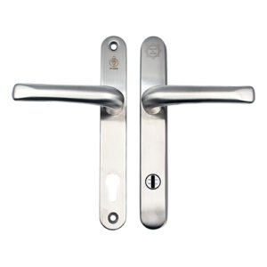 TSS TS007 2 Star Grade 304 Stainless Steel Lever Lever UPVC Multipoint Door Handles - 92mm PZ Sprung 210mm Screw Centres - Image 4