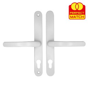 TSS Lever Lever UPVC Multipoint Door Handles - 68mm PZ Sprung 215mm Screw Centres - Image 1