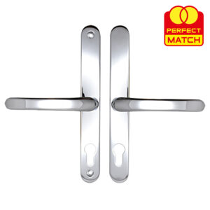 TSS Lever Lever UPVC Multipoint Door Handles - 70mm PZ Sprung 215mm Screw Centres - Image 3