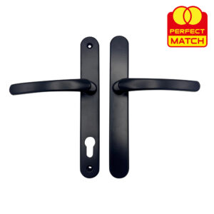 TSS Blank External Lever Lever French Door Multipoint Handles – 92mm PZ Sprung 210mm Screw Centres - Image 2