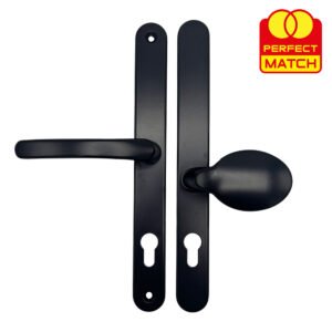 TSS Universal Lever Moveable Pad Offset UPVC Multipoint Door Handles - 92/62mm PZ - Sprung - 264mm Screw Centres - Image 6