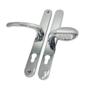 TSS Universal Lever Moveable Pad Offset UPVC Multipoint Door Handles - 92/62mm PZ - Sprung - 264mm Screw Centres - Image 9