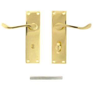 TSS Victorian Scroll Lever on Plate Furniture - Image 3