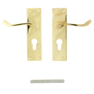 TSS Victorian Scroll Lever on Plate Furniture - Image 6