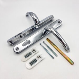 Yale Lever Lever UPVC Multipoint Door Handles - 92mm PZ Sprung 215mm Screw Centres - Image 3