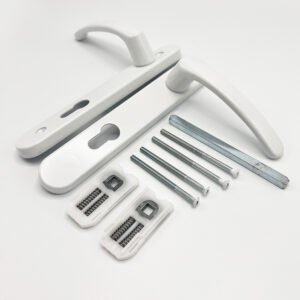 TSS Lever Lever Multipoint Door Handles - 92mm PZ - Sprung - 160mm Screw Centres - Image 3