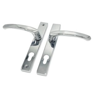 TSS Lever Lever UPVC Multipoint Door Handles - 72mm PZ - Sprung - 180mm Screw Centres - Image 9