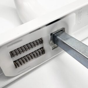 TSS Lever Lever UPVC Multipoint Door Handles - 72mm PZ - Sprung - 180mm Screw Centres - Image 4
