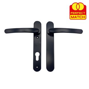 TSS Blank External Lever Lever UPVC Multipoint Door Handles - 92mm PZ Sprung 122mm Screw Centres - Image 7