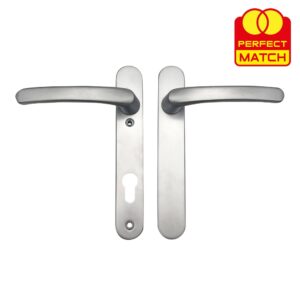 TSS Blank External Lever Lever UPVC Multipoint Door Handles - 92mm PZ Sprung 122mm Screw Centres - Image 9