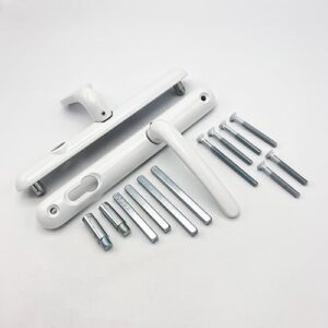 Brisant Secure Ultion TS007 2* Lever Pad UPVC Multipoint Door Handles - 92mm PZ Sprung 211mm Screw Centres - Image 3